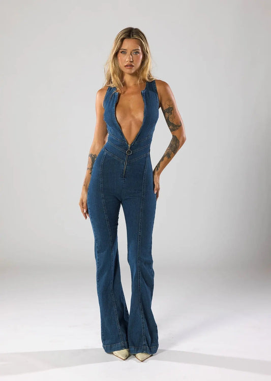 Emmie | Denim Jumpsuit
