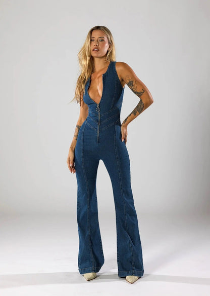 Emmie | Denim Jumpsuit