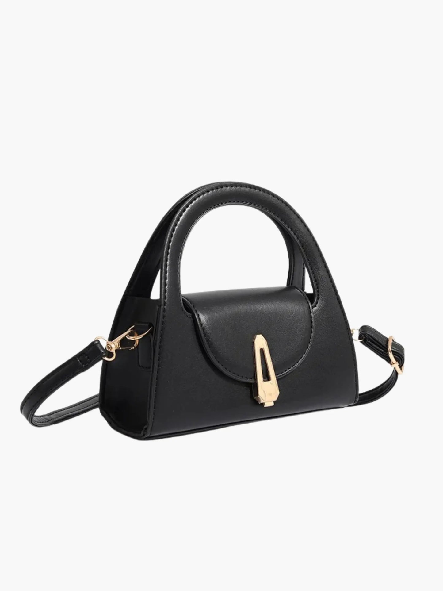 Dagmar | Modern Schwarz Mini Satchel Tasche
