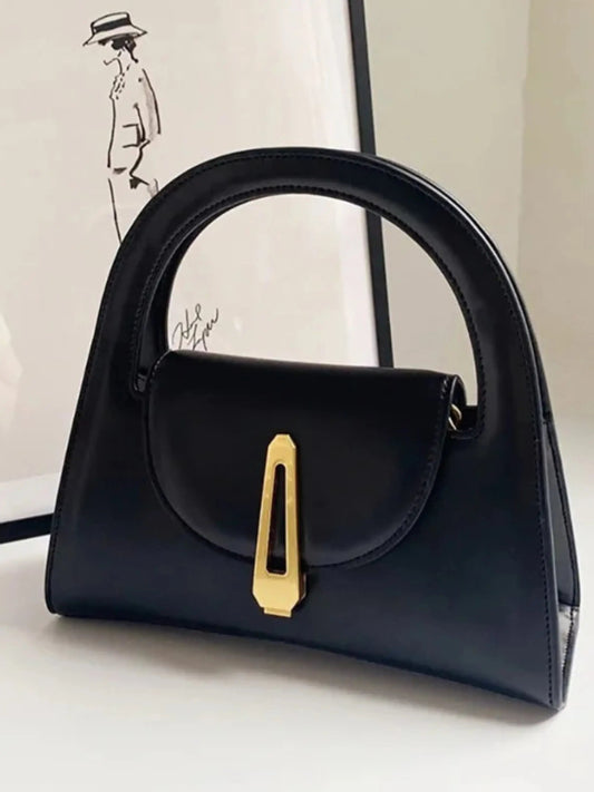 Dagmar | Modern Schwarz Mini Satchel Tasche
