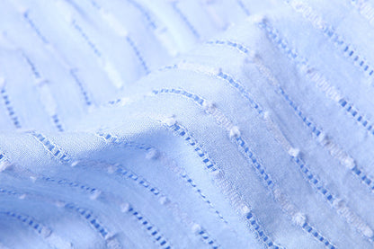 Leichter Zweiteiler aus Baumwollmix – Oversize Bluse & Shorts für Damen