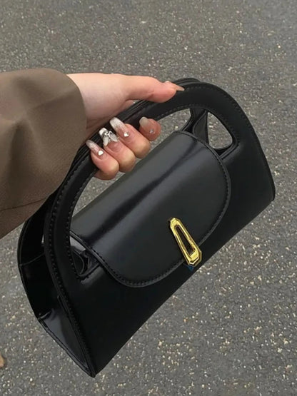 Dagmar | Modern Schwarz Mini Satchel Tasche