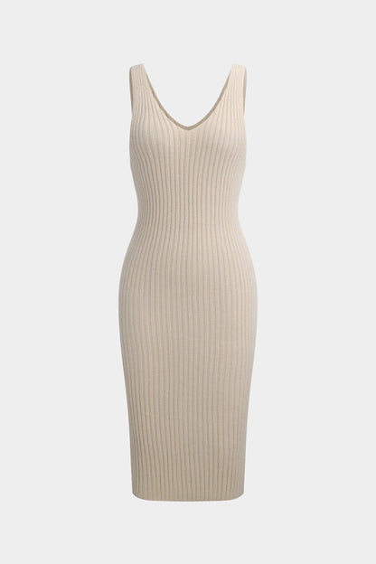 Shira | Strick-Zweiteiler-Set mit Crop-Pullover & Figurbetontem Kleid