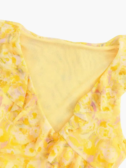 Fenja | Geblümtes Minikleid mit Rüschendetails