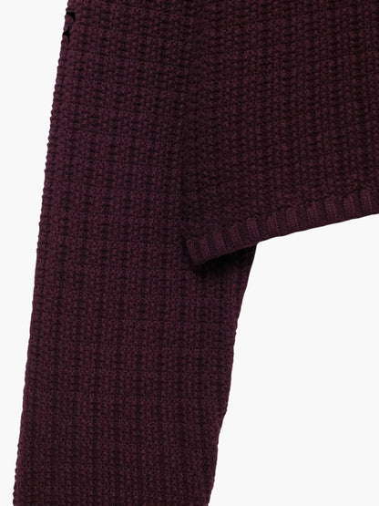 Senta | Strukturierte Strickjacke mit goldenen Knöpfen