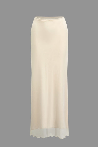 Brianna | Zweiteiler-Set mit Bandeau-Top & Maxirock