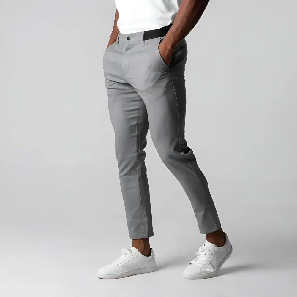 Simon | Business Casual Slim Fit Hosen für Herren