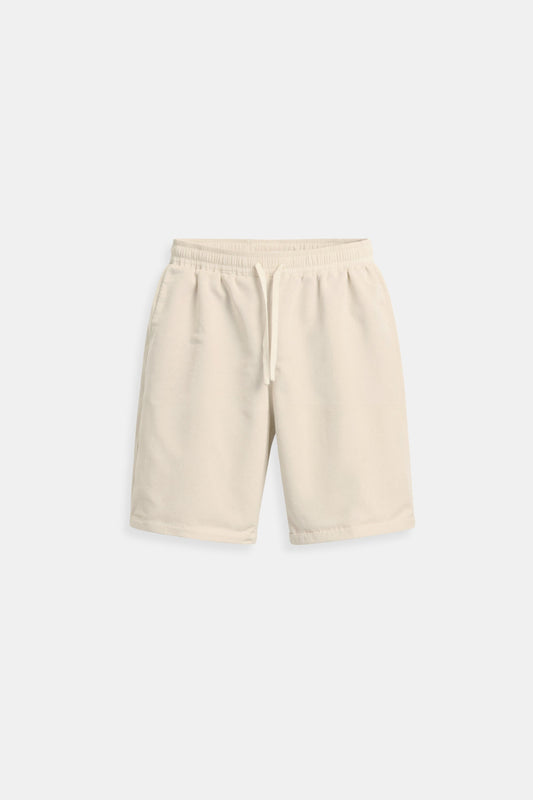 Herren-Shorts in Beige mit Kordelzug – Minimalistischer Komfort