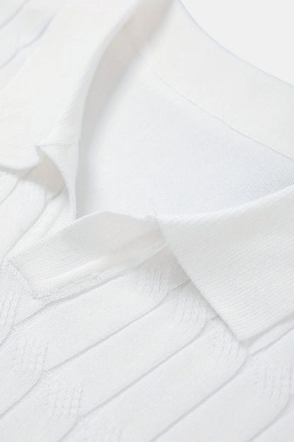 Herren-Polohemd in Weiß – Klassisch und Elegant