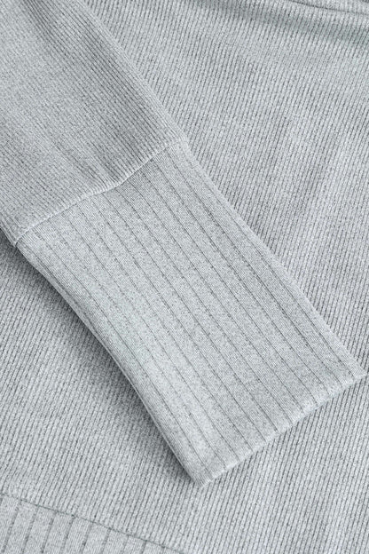 Selina | Kuscheliges Strick-Zweiteiler-Set mit Hoodie & Weitbein-Hose