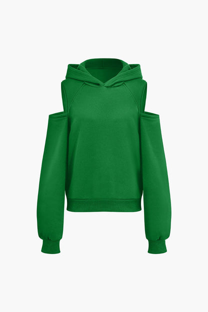 Evangeline | Sportliches Hoodie-Set mit Cut-Outs