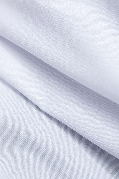 Sunniva | Cropped-Hemd mit Denim-Korsagen und voluminösen Ärmeln