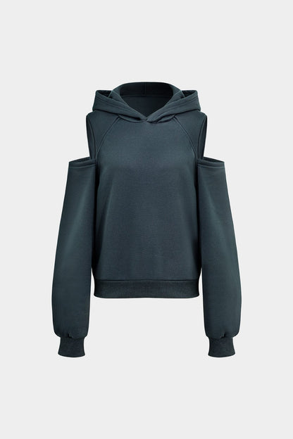 Evangeline | Sportliches Hoodie-Set mit Cut-Outs