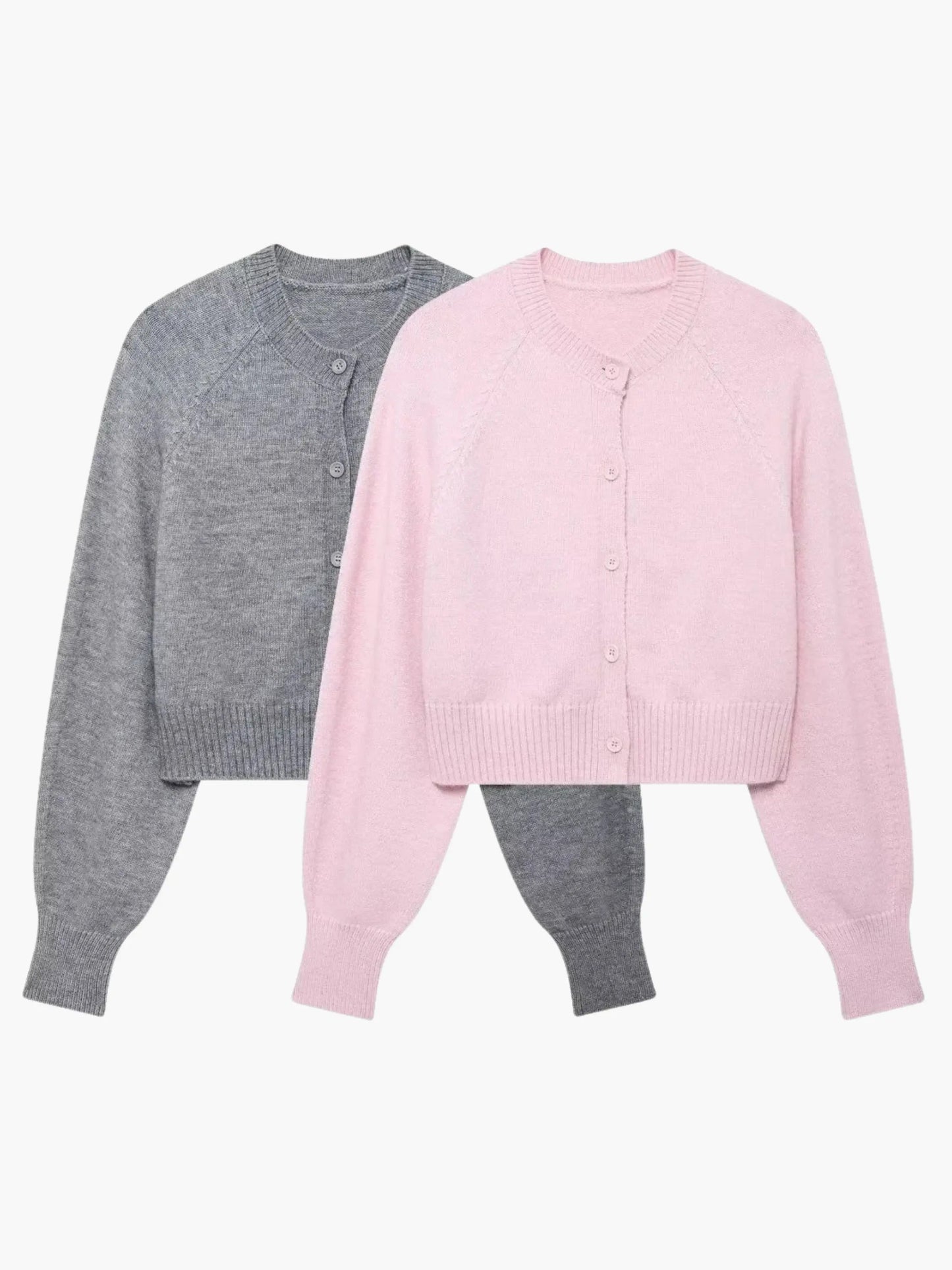 Nathalie | Gestrickte Kurzstrickjacke