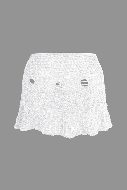 Marina | Häkel-Zweiteiler mit Crop-Top & Minirock