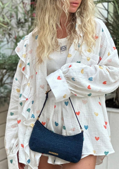 Amira | Herz-Print Zweiteiler-Set – Perfekt für entspannte Sommertage