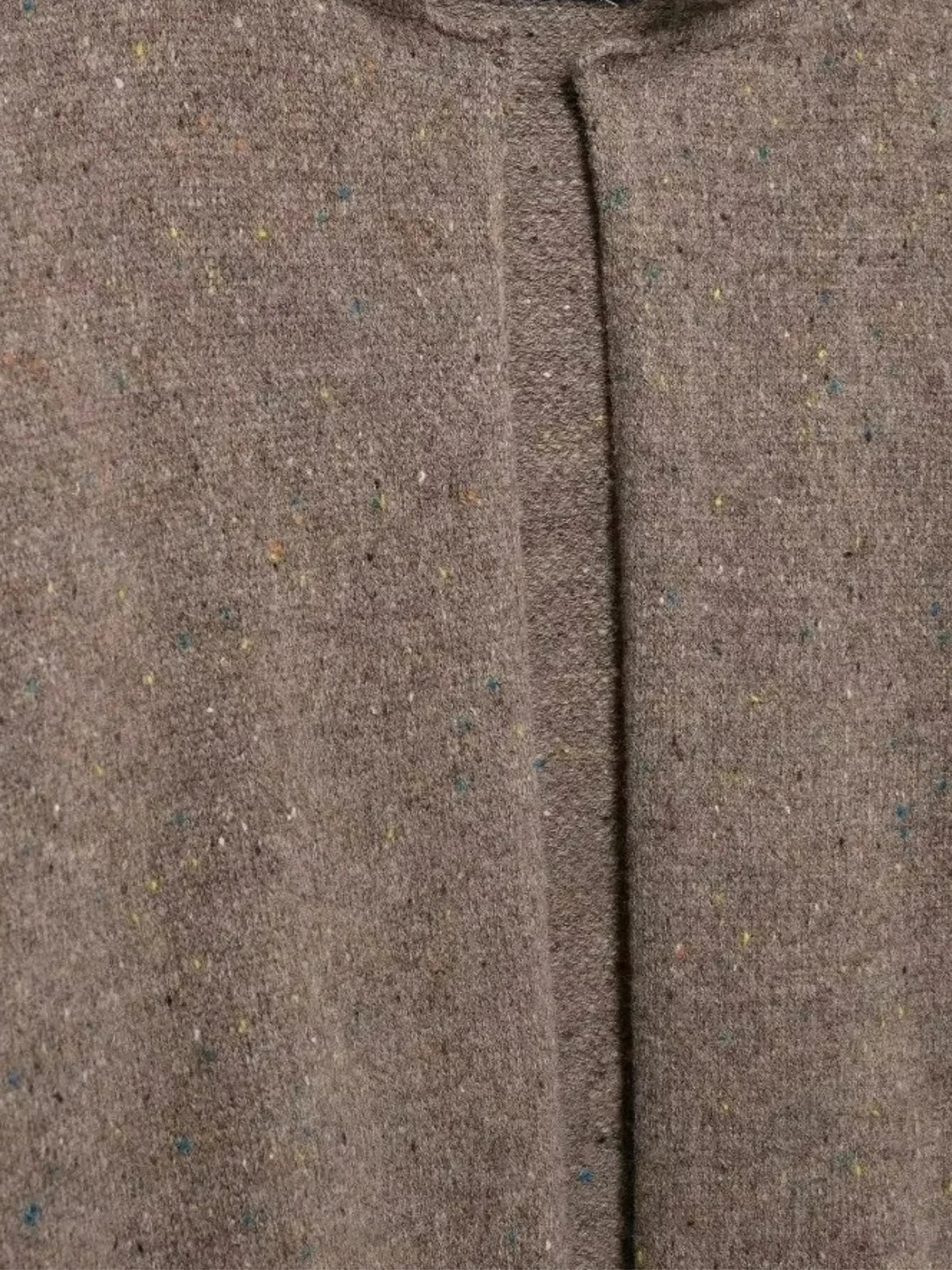 Irma | Strickjacke mit offener Vorderseite und hohem Kragen
