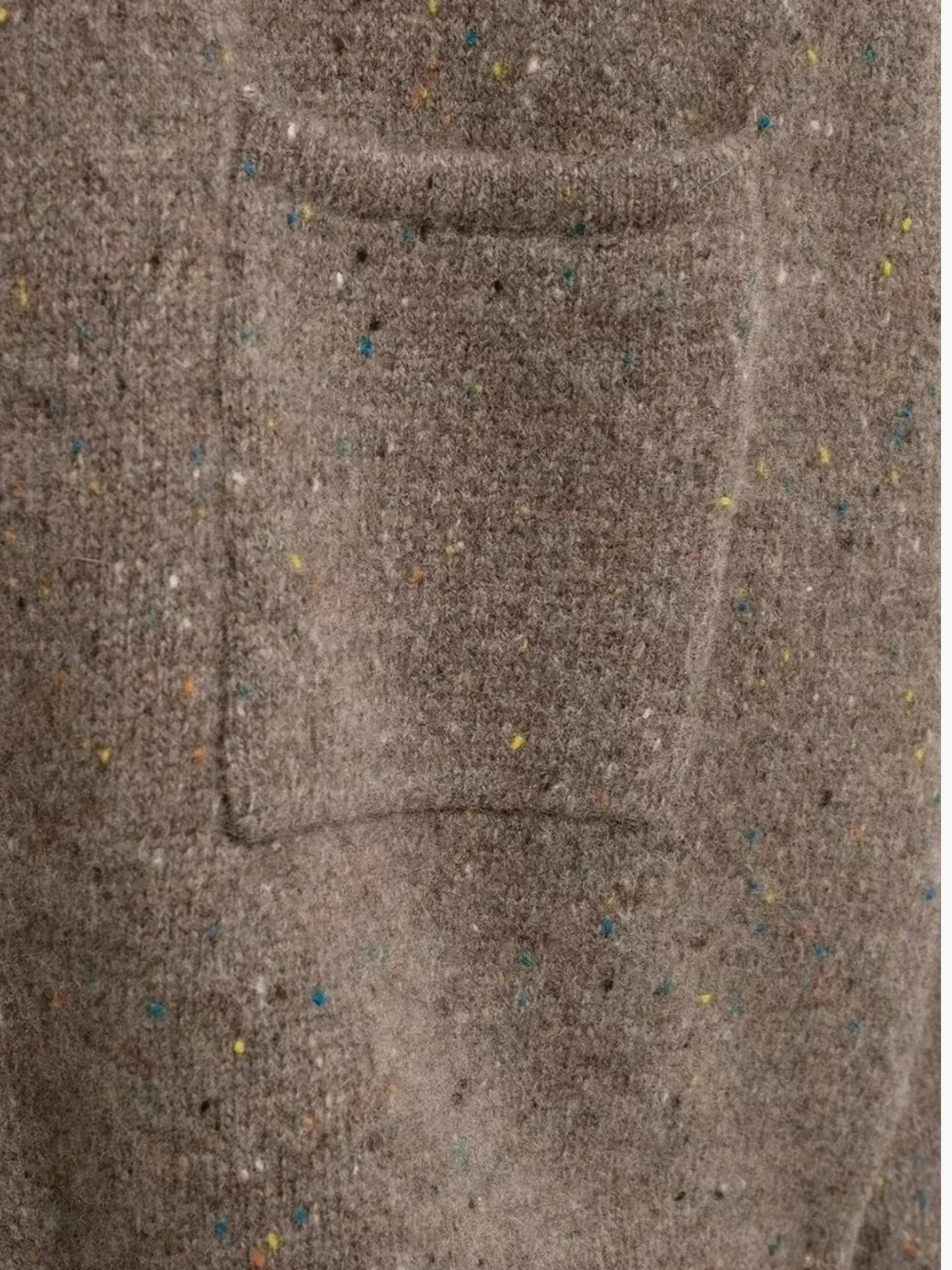 Irma | Strickjacke mit offener Vorderseite und hohem Kragen