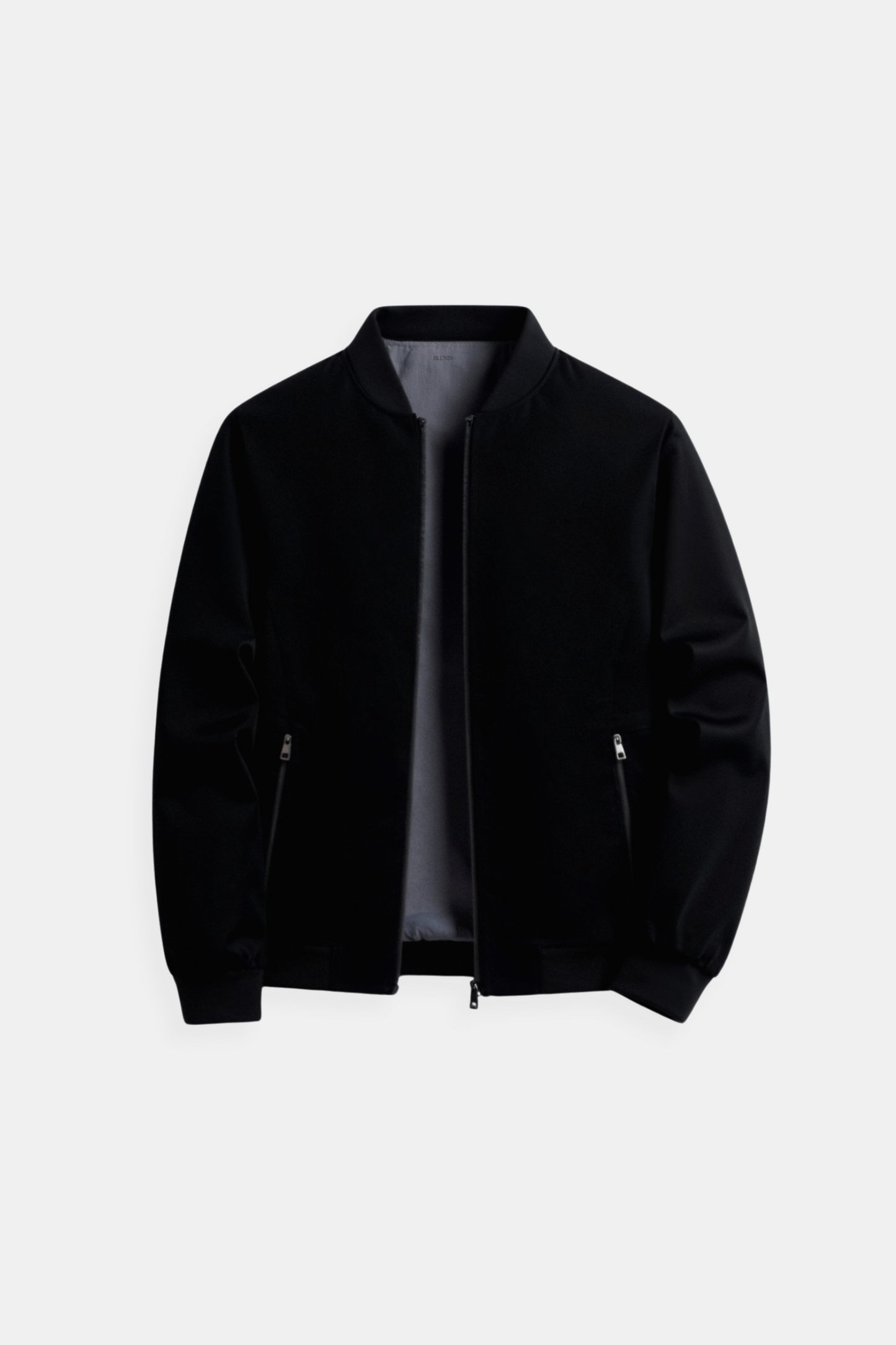 Matteo | Zeitlose Herren-Bomberjacke in Grau und Schwarz