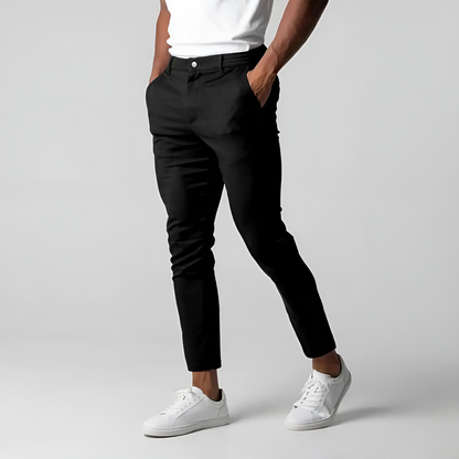 Simon | Business Casual Slim Fit Hosen für Herren