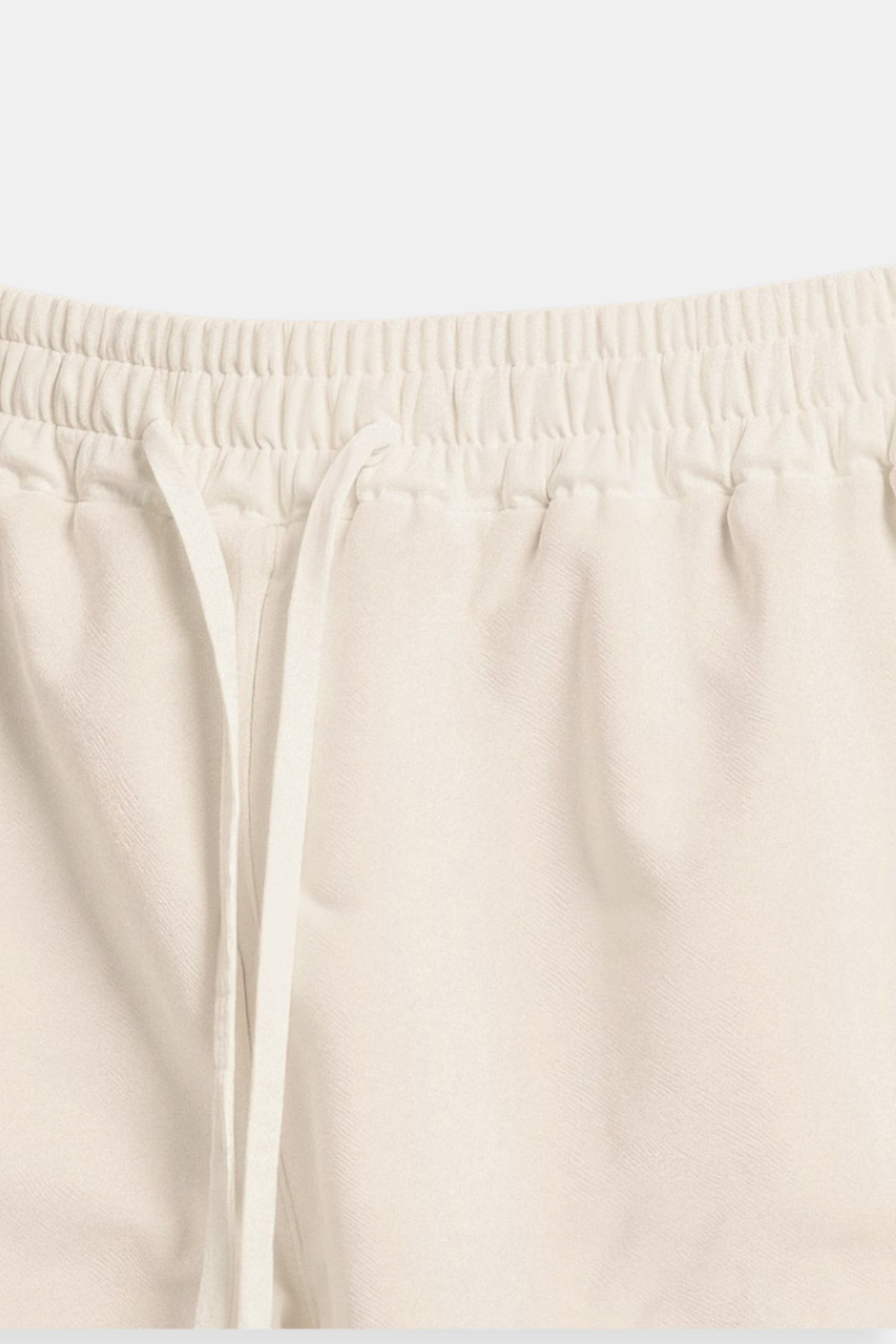 Herren-Shorts in Beige mit Kordelzug – Minimalistischer Komfort