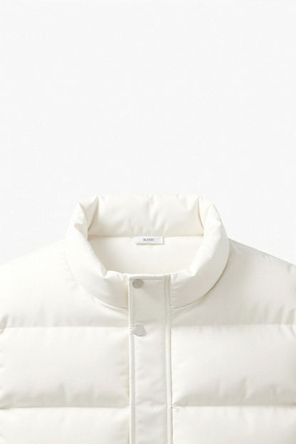 Marco – Leichte Herren-Steppweste in Cremeweiß