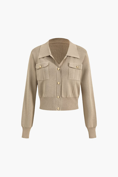 Aviana | Strick-Set mit Blazer und Rock