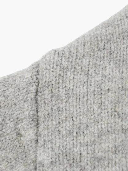 Kornelia | Strickjacke mit Kapuze und Reißverschluss