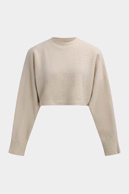 Shira | Strick-Zweiteiler-Set mit Crop-Pullover & Figurbetontem Kleid