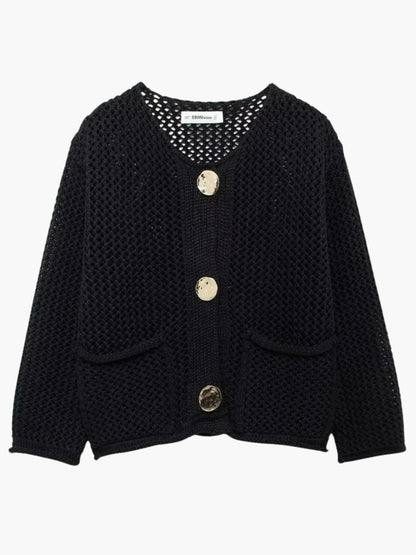 Lya | Grobstrick-Strickjacke