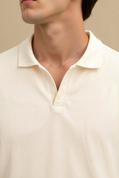 Herren-Poloshirt in Beige – Elegant & Zeitlos