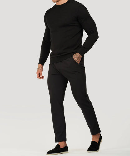 Feinstrick Rollkragenpullover für stilvolle Outfits – Eleganter Slim Fit Pullover