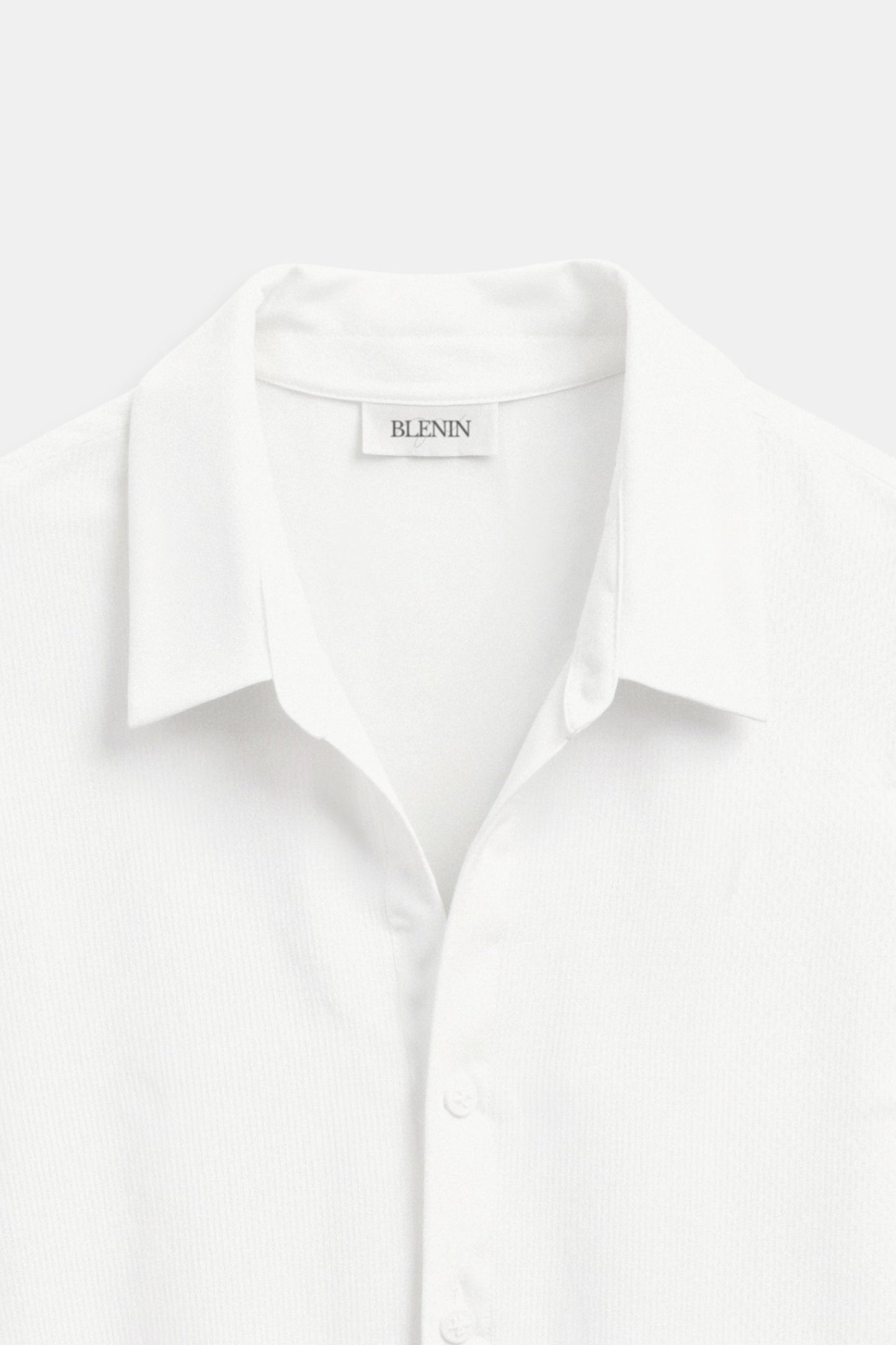 Klassisches Kurzarm-Leinenhemd