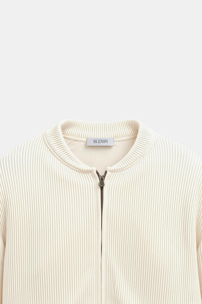 Elegante Minimalistische Strickjacke mit Reißverschluss | Stil & Komfort vereint