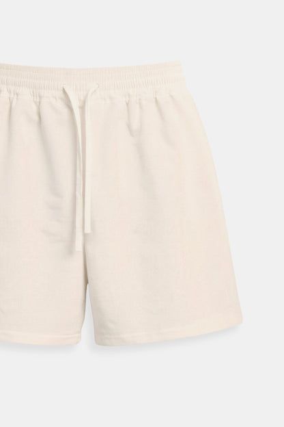 Herren-Shorts in Beige mit Kordelzug – Minimalistischer Komfort