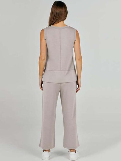 Saphira | Ärmelloses Zweiteiler-Set