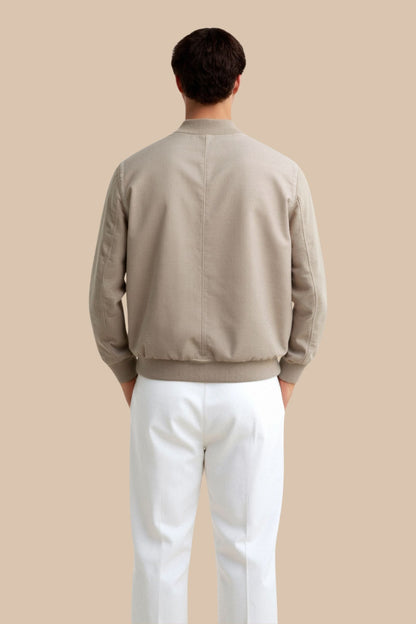 Matthias | Minimalistische Bomberjacke – Elegant, Stilvoll & Vielseitig