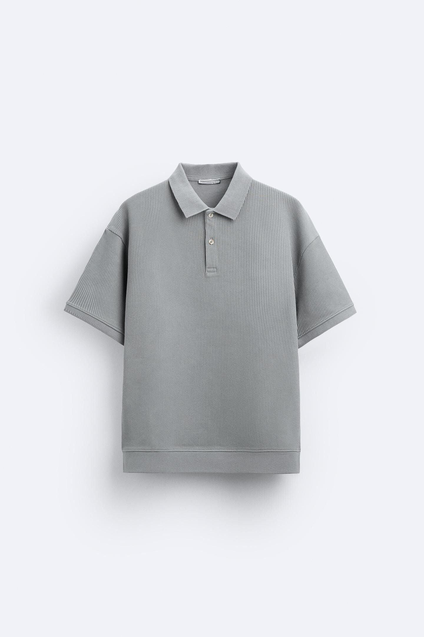 Kurzärmeliges Poloshirt in Cremeweiß – Minimalistisch und Bequem