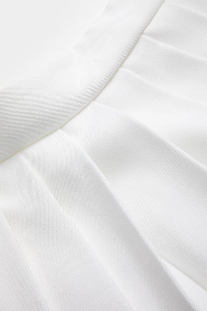 Fritzi | Edles Samt-Top mit Plisseerock