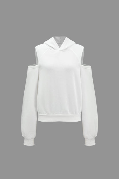 Evangeline | Sportliches Hoodie-Set mit Cut-Outs