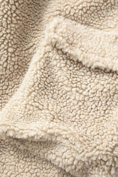 Misha | Teddy-Zweiteiler mit Cargohose & Cropped-Jacke