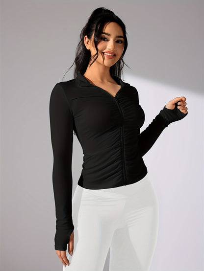 Wilma | Lässige langärmelige Sportjacke für Frauen