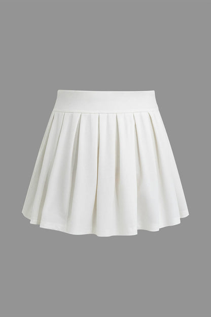 Zoey | Elegantes Zweiteiler-Set mit Weste & Faltenrock