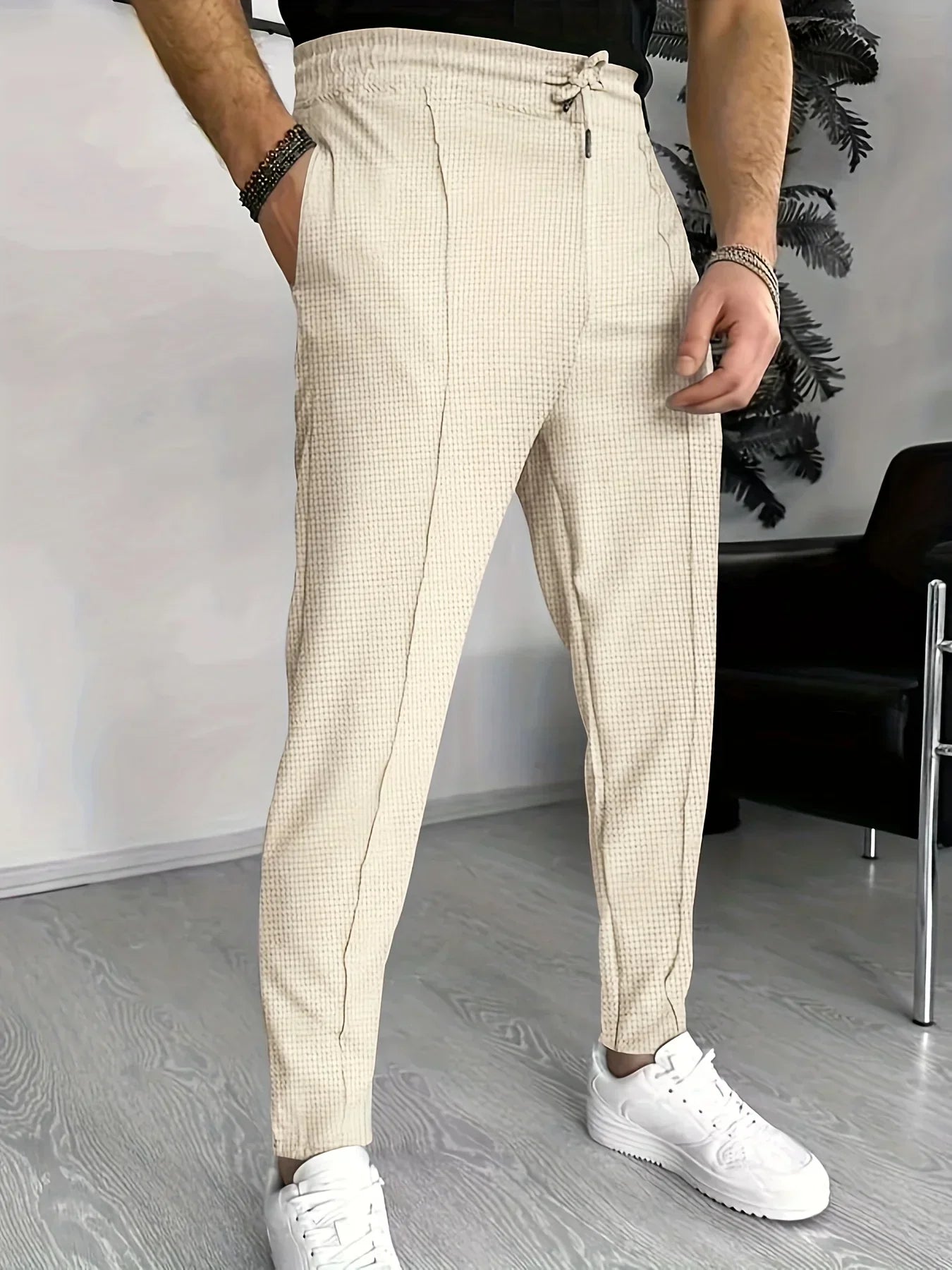Christoph | Stilvolle karierte Slim-Fit-Hose