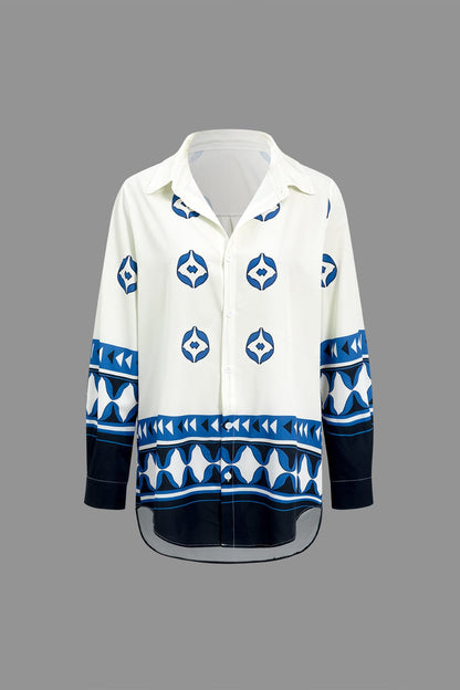 Zahara | Boho-Zweiteiler mit Bluse & Weitbein-Hose