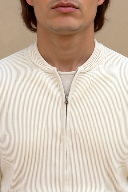 Elegante Minimalistische Strickjacke mit Reißverschluss | Stil & Komfort vereint