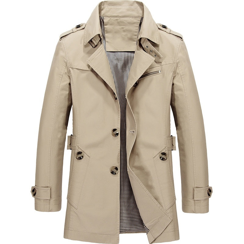 Jens | Herren Trenchcoat – Klassisch, Stilvoll & Vielseitig