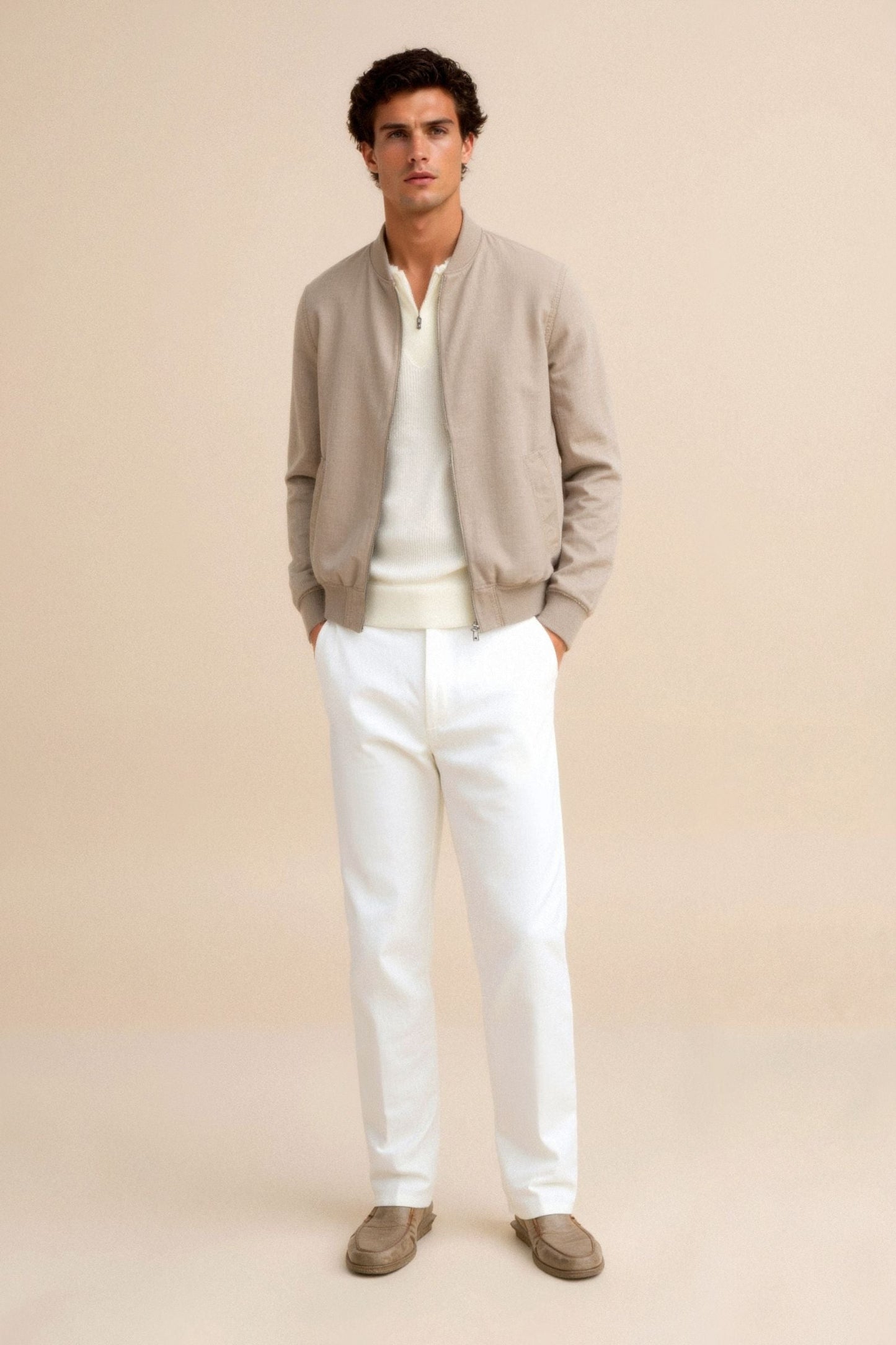 Matthias | Minimalistische Bomberjacke – Elegant, Stilvoll & Vielseitig