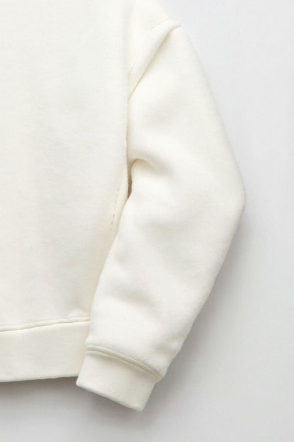 Minimalistischer Fleece-Pullover mit Reißverschluss – Wärme & Stil vereint