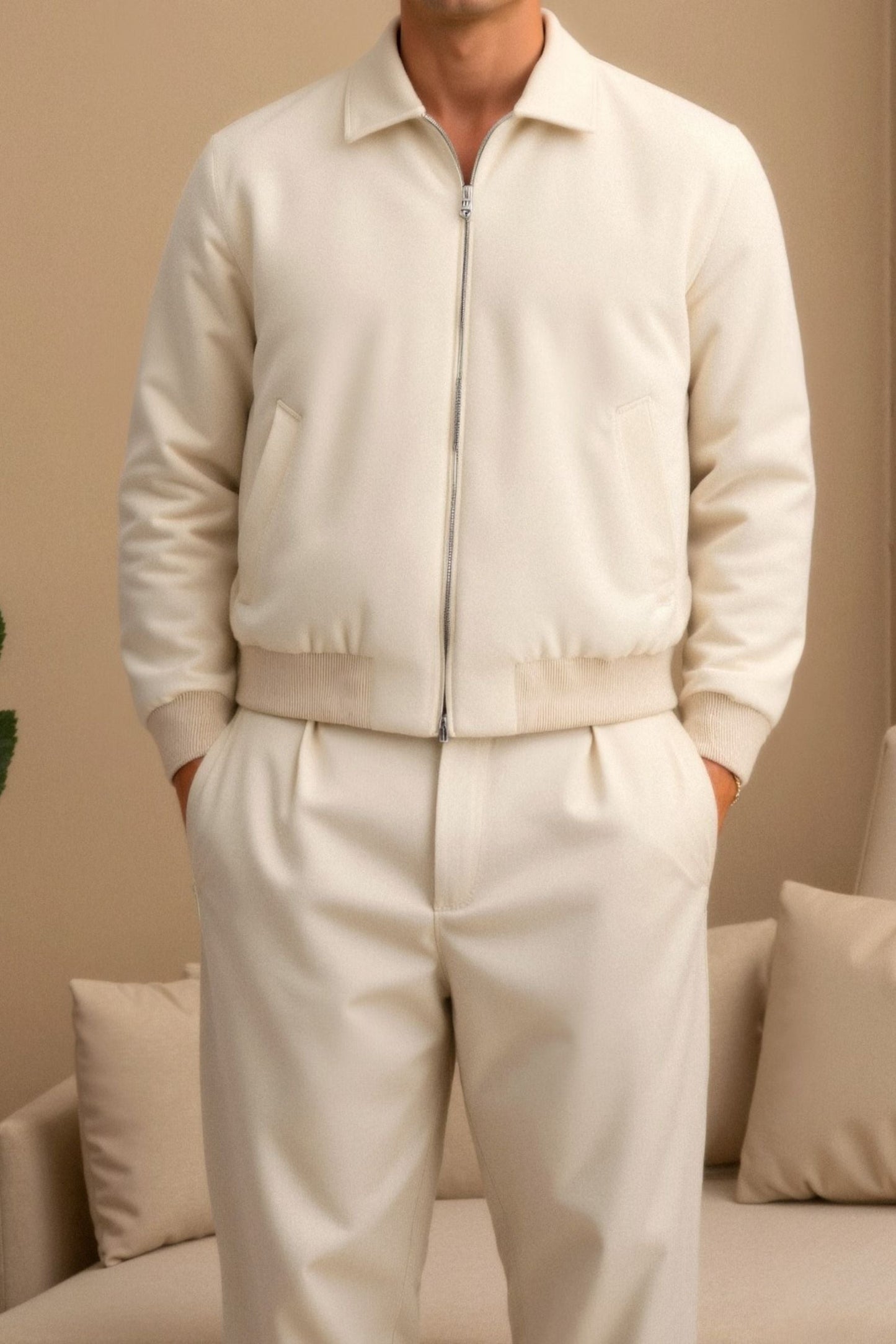 Minimalistische Bomberjacke – Eleganz trifft auf Komfort